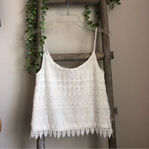 Lace Crop Top SZ XS